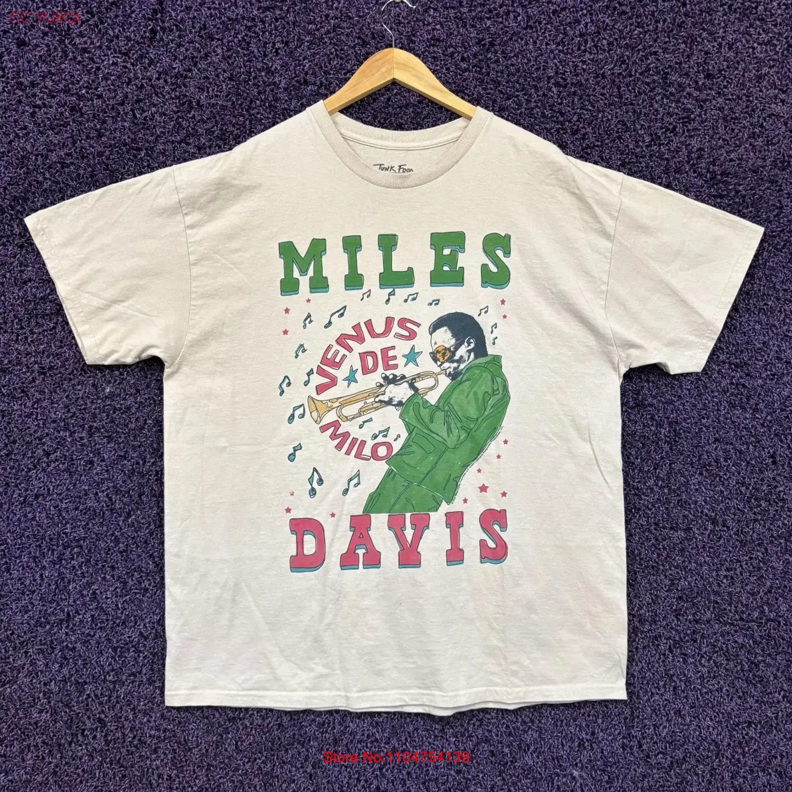 Vintage Fashion De - T-shirt Miles Davis Venus De Milo,