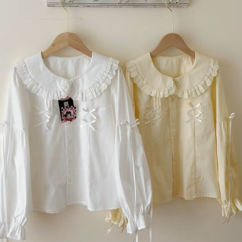 Vintage Fashion Japan - Camicie Kawaii stile giapponese Deeptown Donna