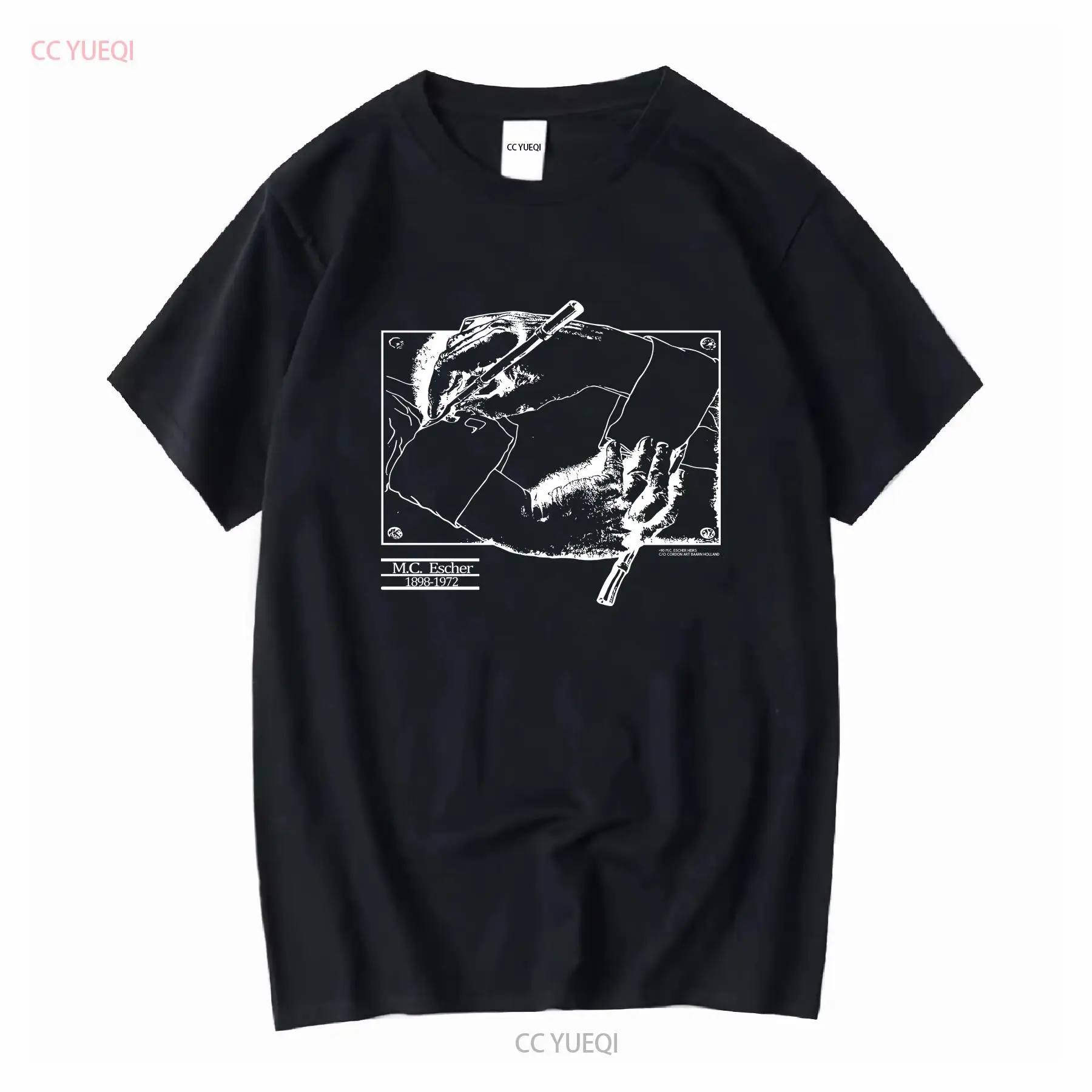 Vintage Fashion Sketches - T-shirt vintage 1990 MC Escher da