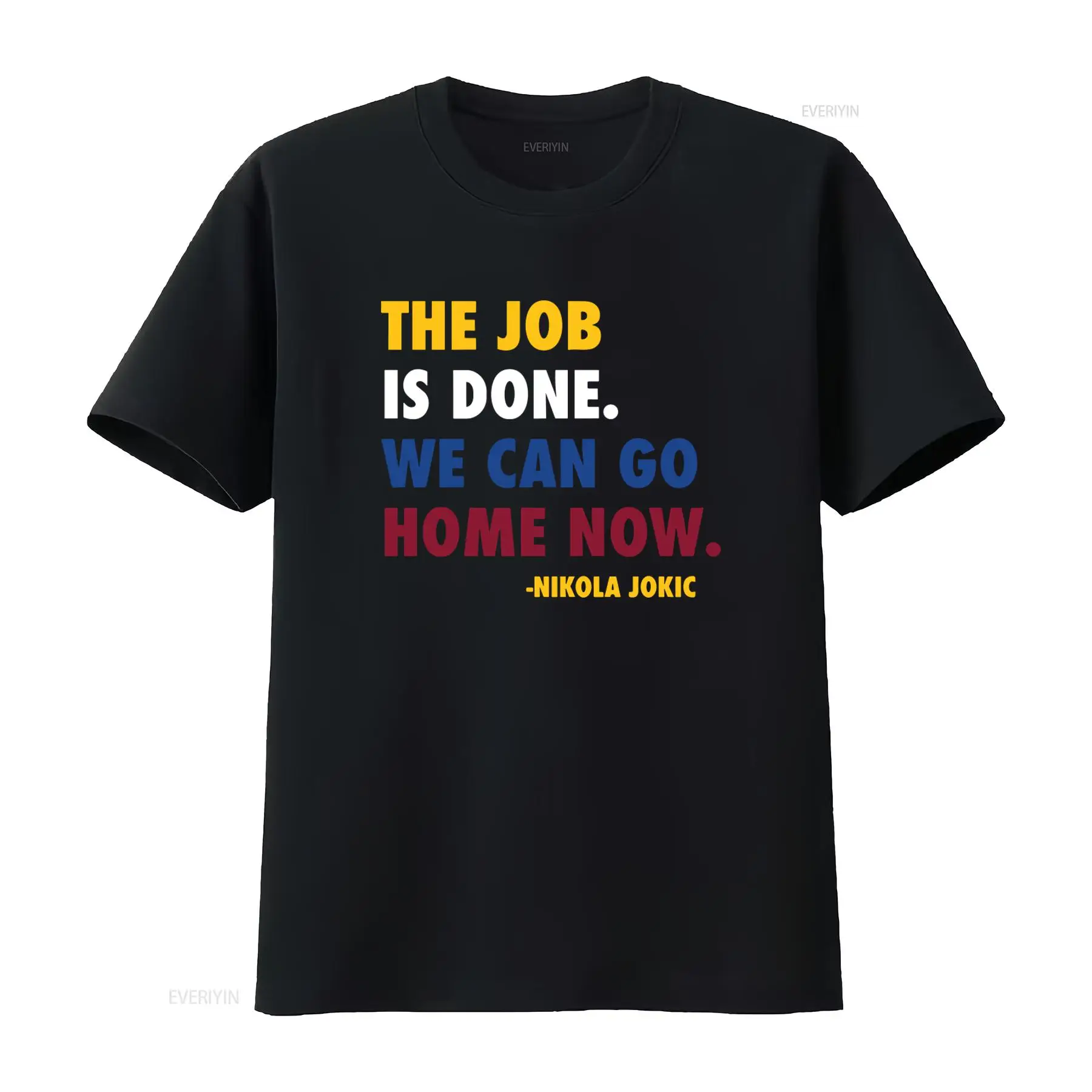 Vintage Fashion Now - T-shirt con citazione di Nikola Jokic