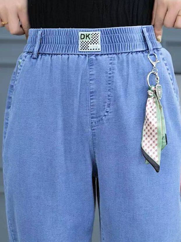 Mom Jean High Rise - Jeans a Vita Alta a Gamba
