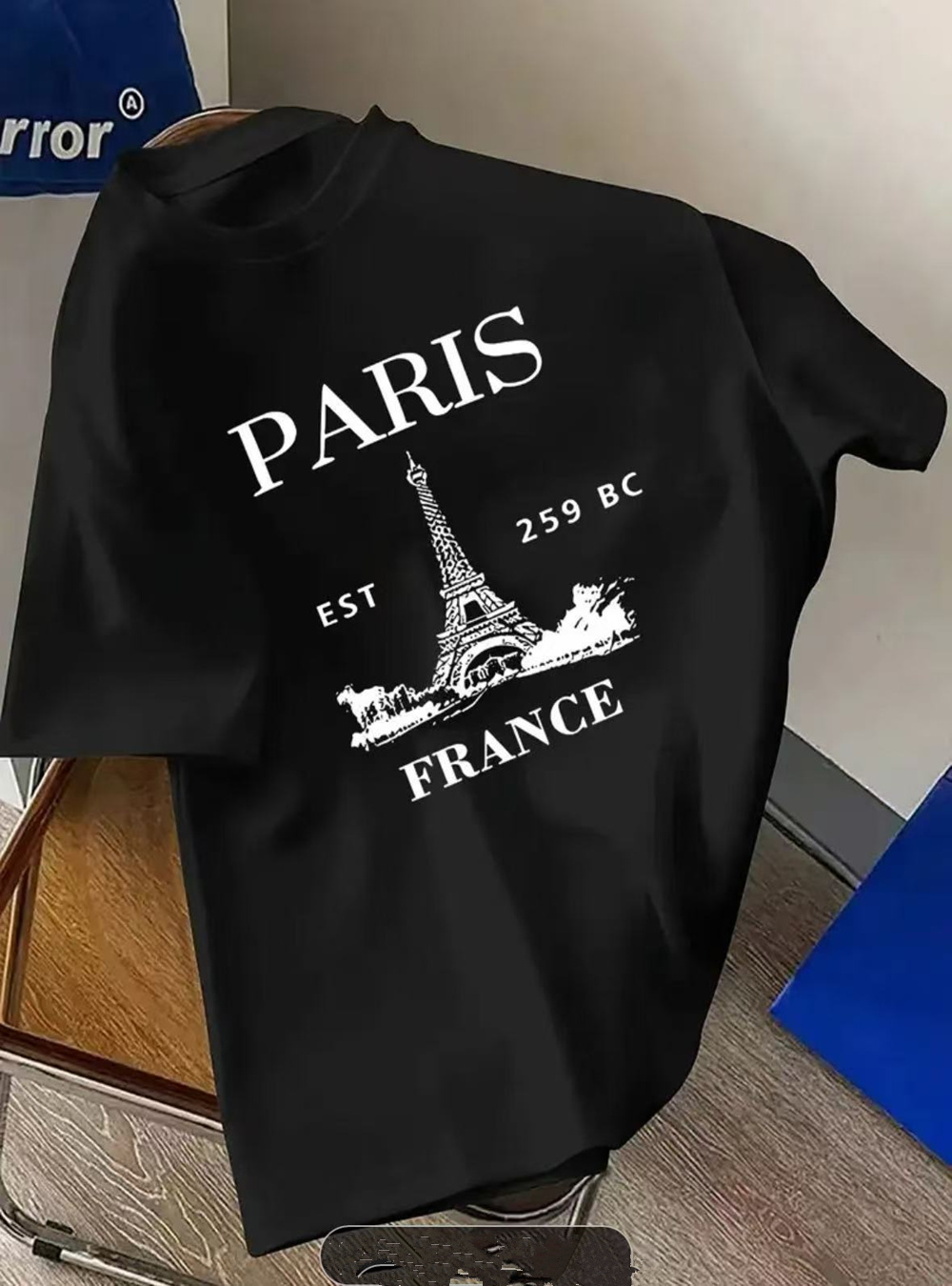 Vintage Fashion Paris - T-shirt da uomo alla moda, vintage,