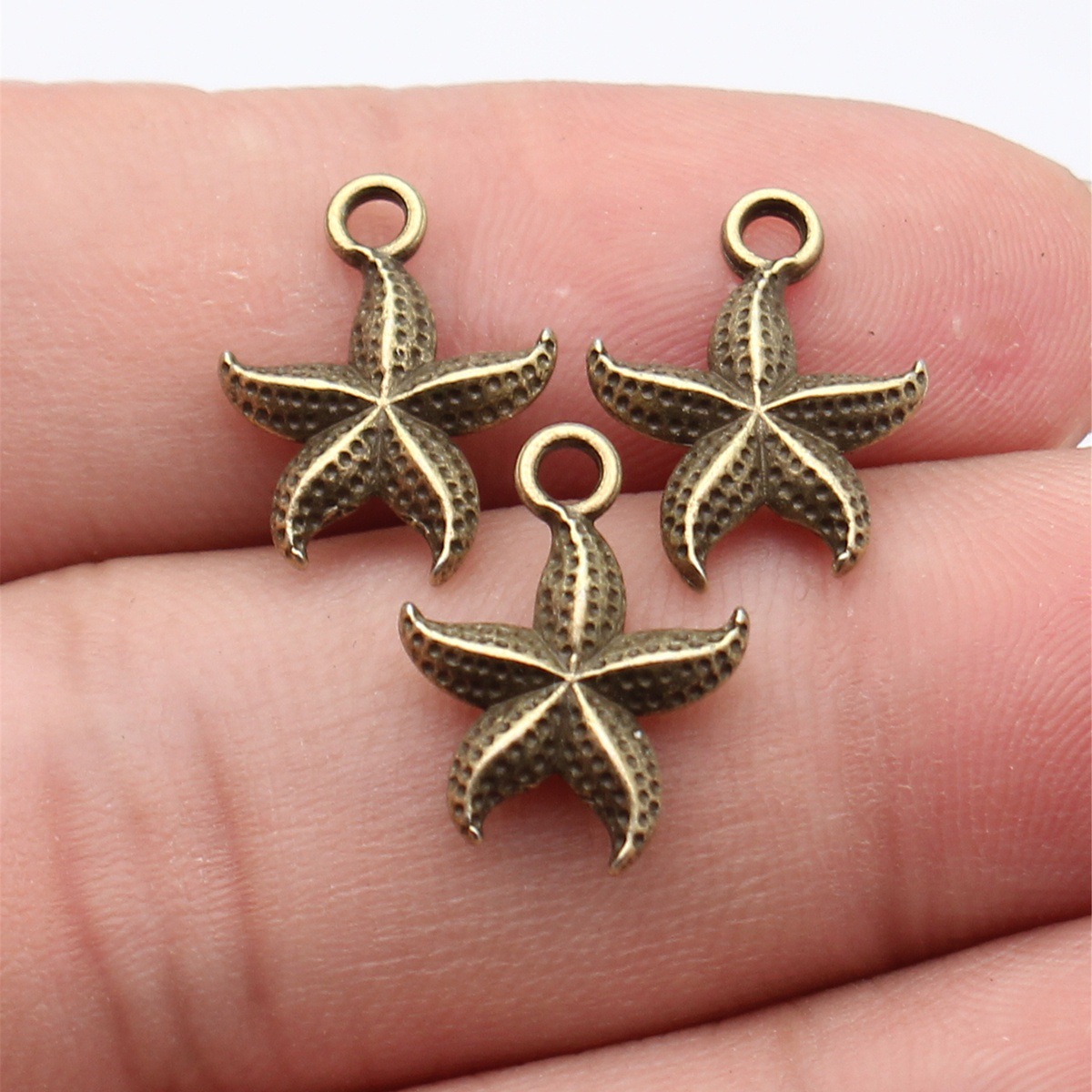 Vintage Fashion Jewelry - 20 Pezzi 17x12mm 3 Colori: Argento