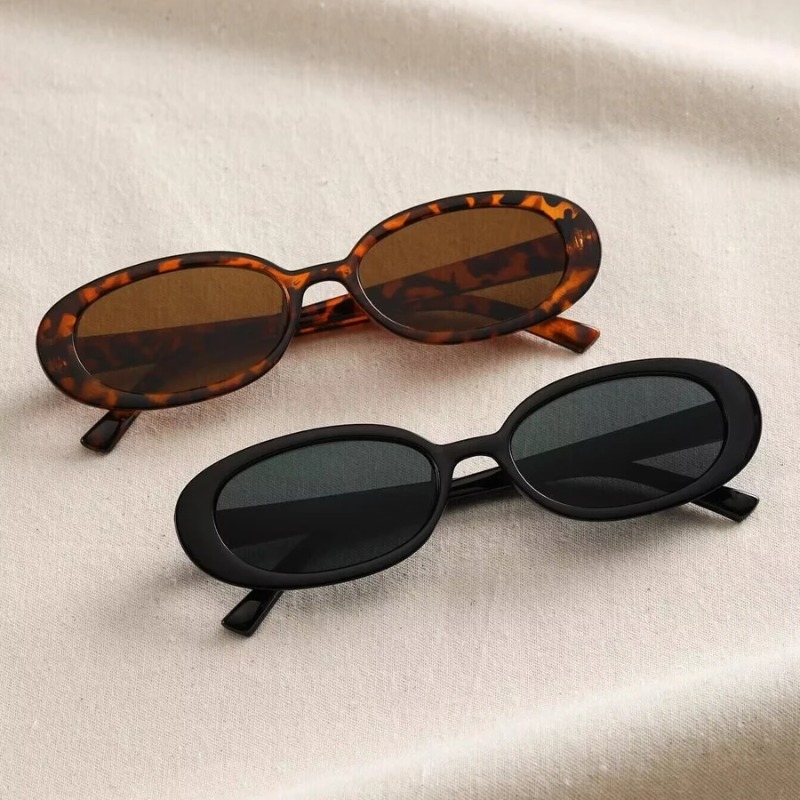 Vintage Fashion Glasses - Occhiali da sole ovali vintage da