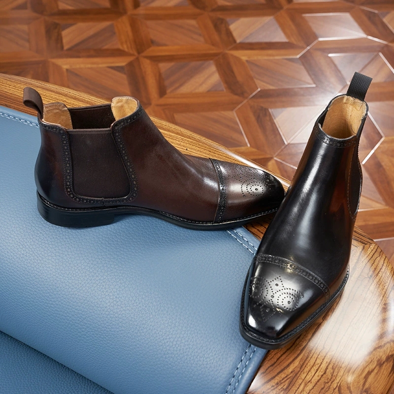 Vintage Fashion Design - Stivaletti Chelsea da uomo vintage italiani