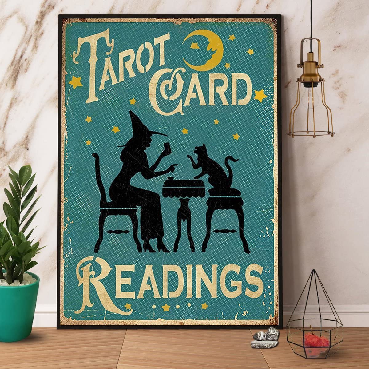 Vintage Fashion Posters - Lettura di carte dei tarocchi Grande