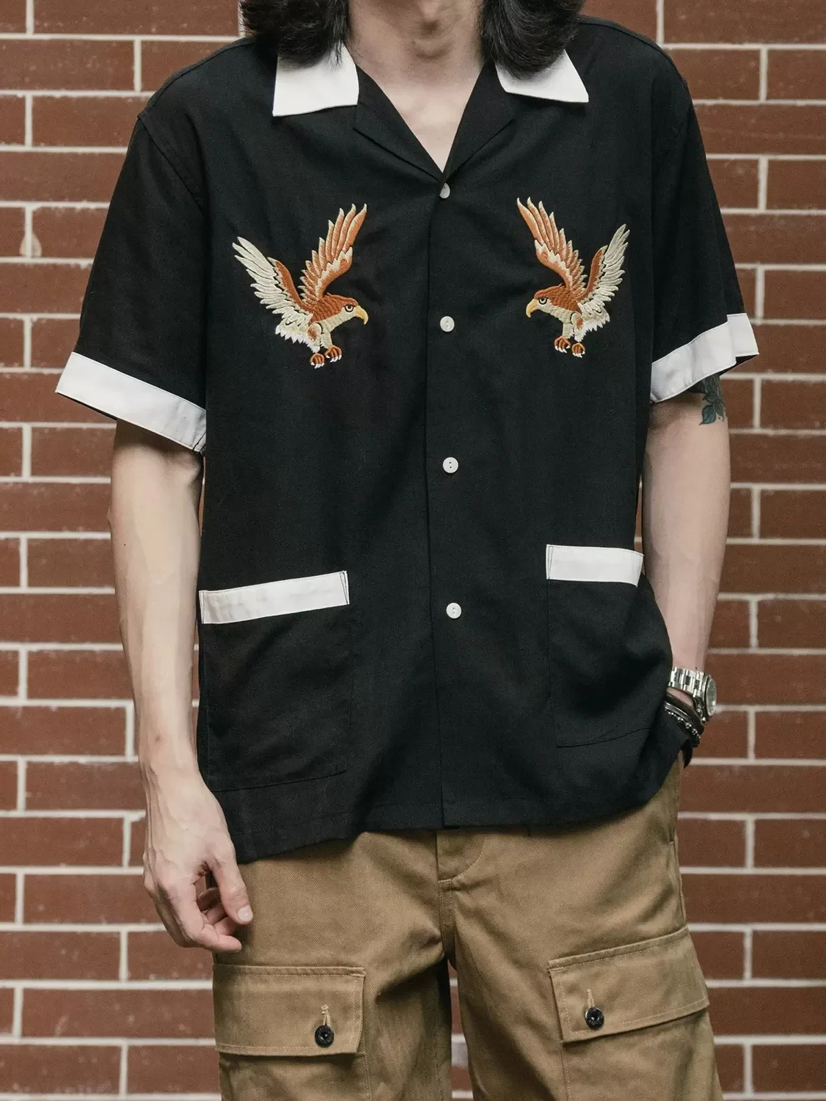 Camicia da campeggio con ricam - Bowling Shirt Camp recensione e prezzo