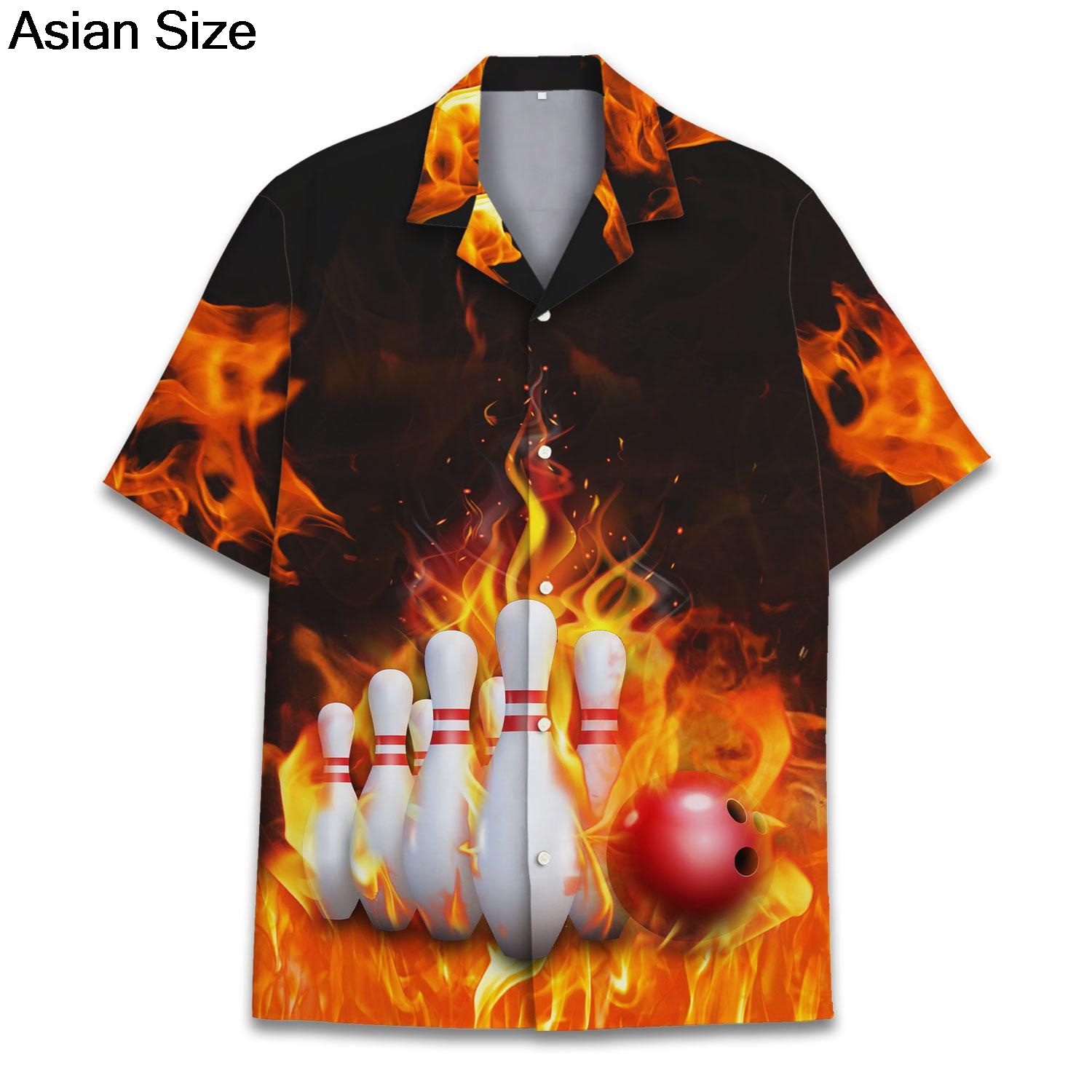 Camicia Unisex a Maniche Corte - Bowling Shirt Camp recensione e prezzo