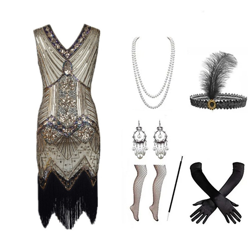 Set Abito Flapper Anni '20 per - Vintage Slip Dress recensione e prezzo