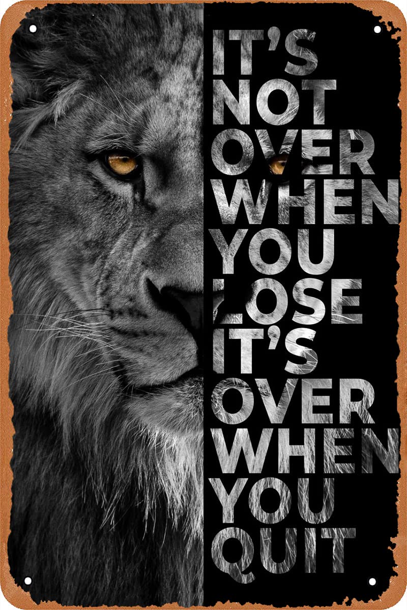 Never Give Up Poster ispirator - Vintage Fashion Posters recensione e prezzo