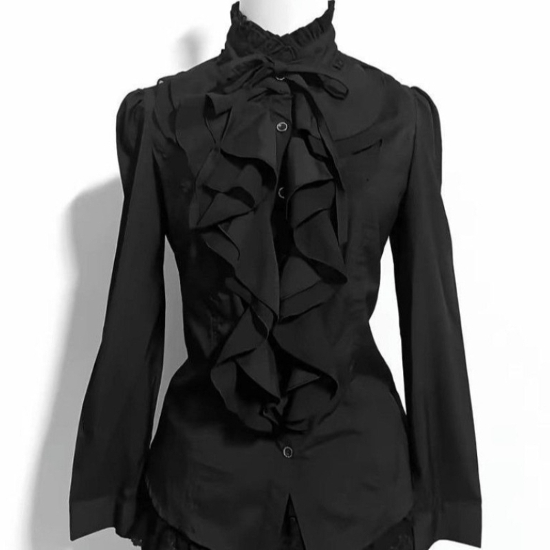 Camicette Lolita gotiche nere  - Vintage Fashion Japan recensione e prezzo
