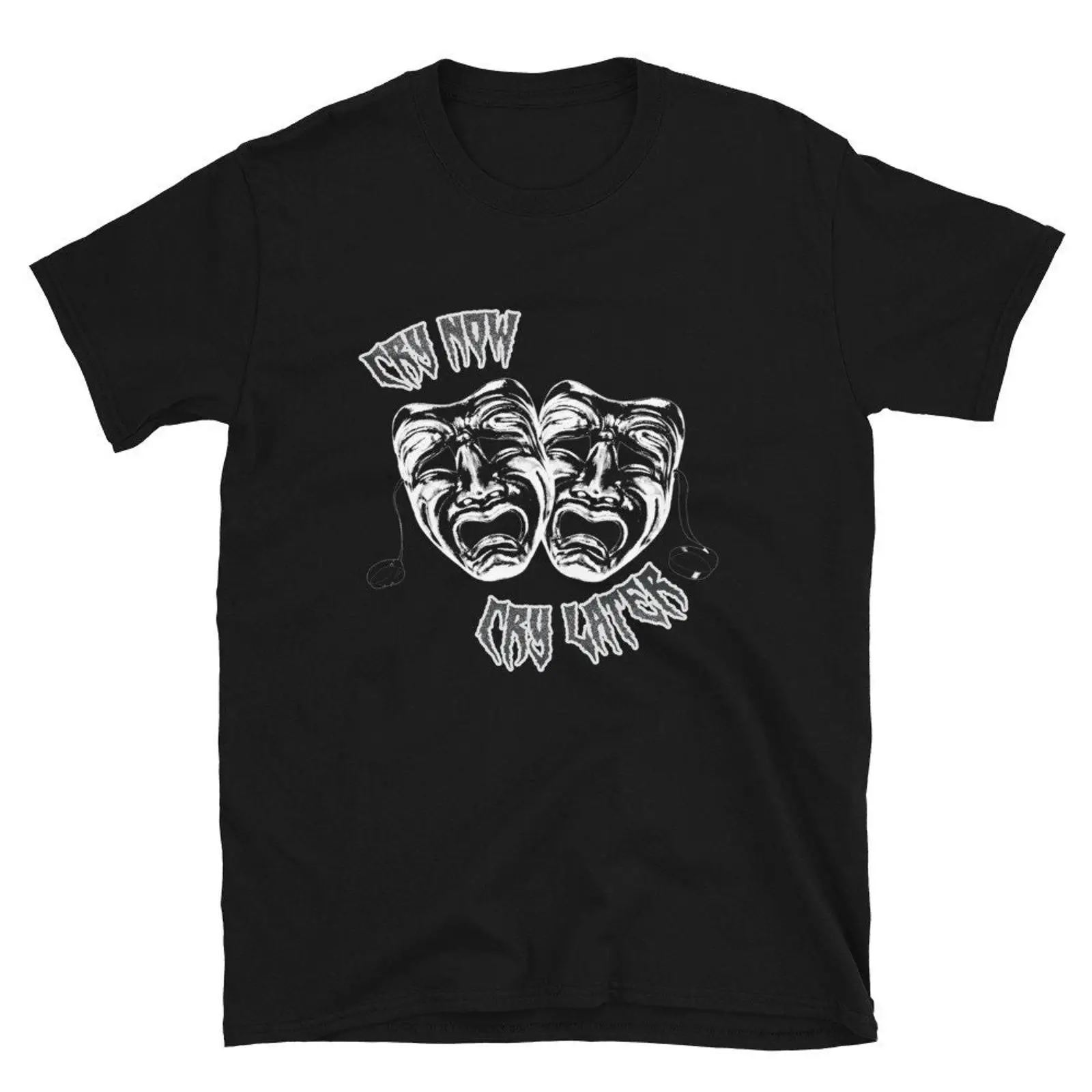Cry Now Later Theater Masks T- - Vintage Fashion Now recensione e prezzo