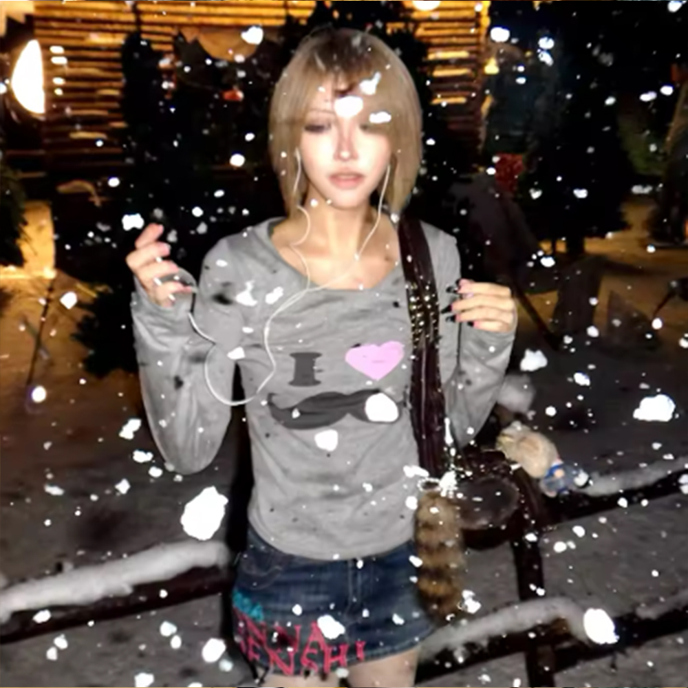 T-Shirt Giapponese Y2K con Sta - Vintage Fashion Japan recensione e prezzo