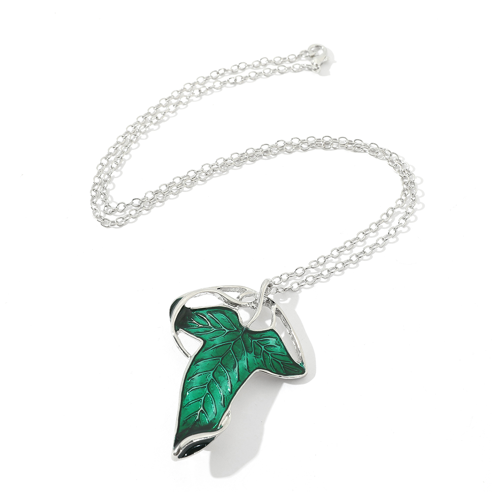 Collana con Ciondolo Foglia Ve - Vintage Fashion Jewelry recensione e prezzo