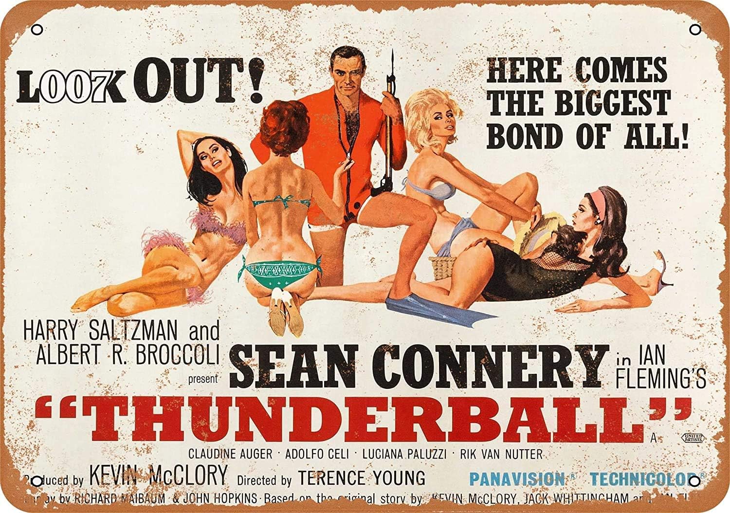 1965 Thunderball es Retro Meta - Vintage Fashion Posters recensione e prezzo