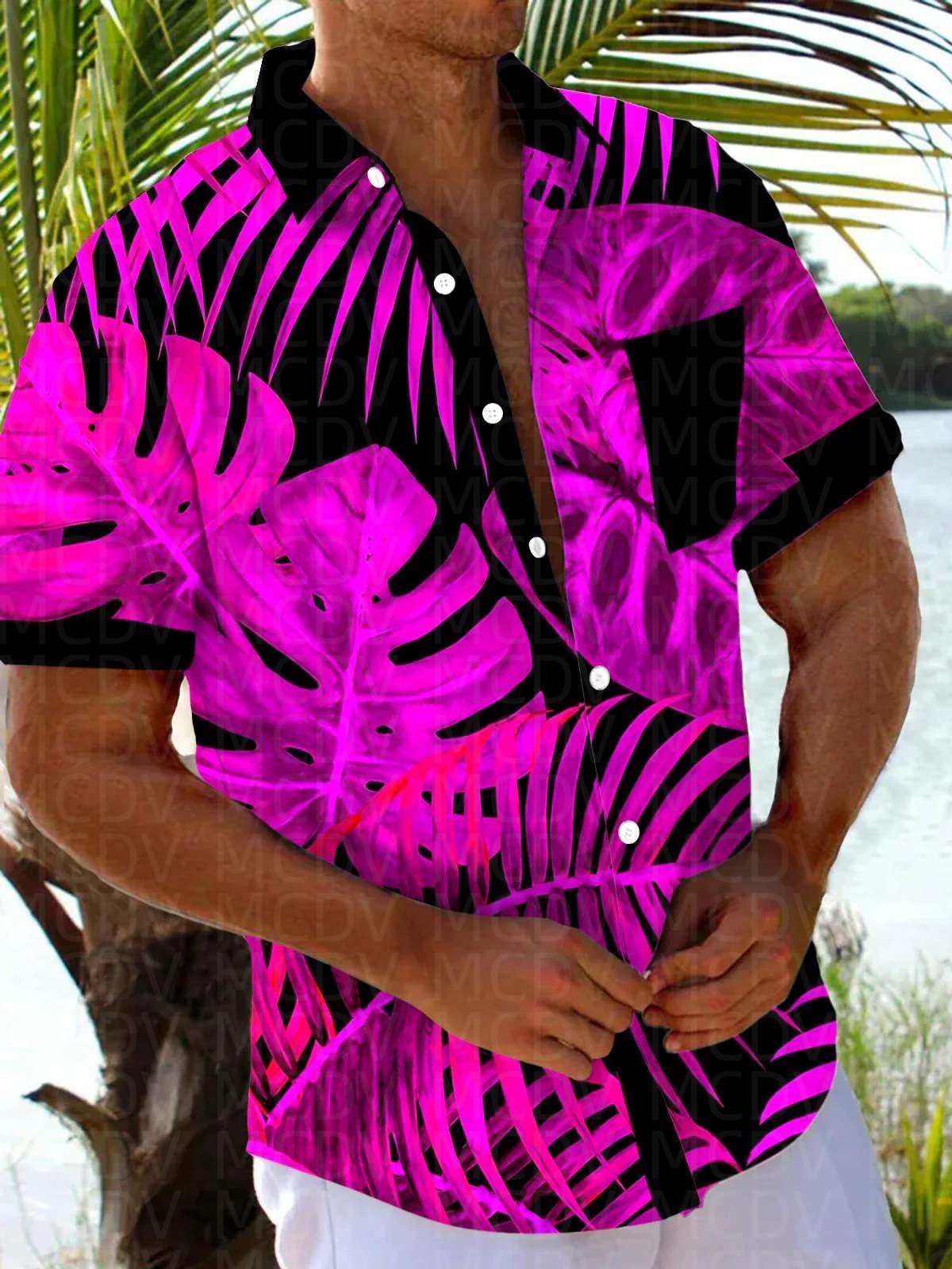 Camicia Hawaiana da Uomo con M - Bowling Shirt Camp recensione e prezzo
