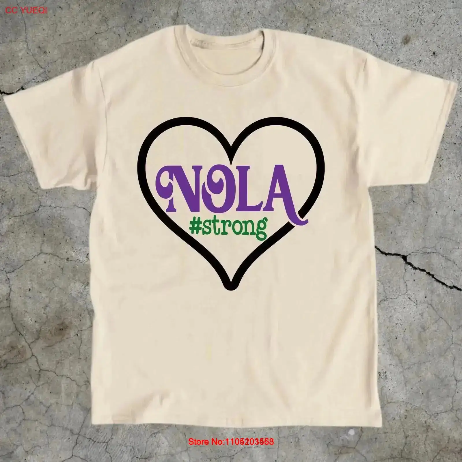 NOLA Strong New Orleans T Shir - Vintage Fashion De recensione e prezzo