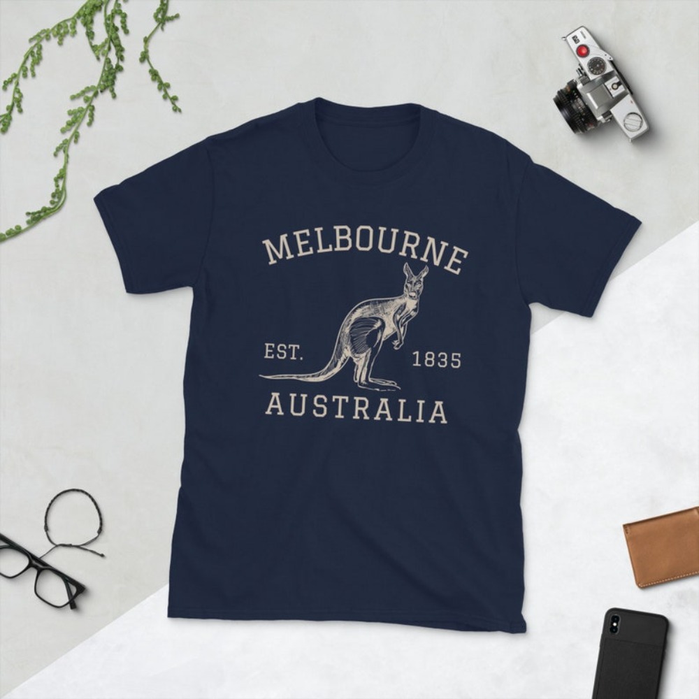 Melbourne Australia T-shirt Ca - Vintage Fashion Melbourne recensione e prezzo