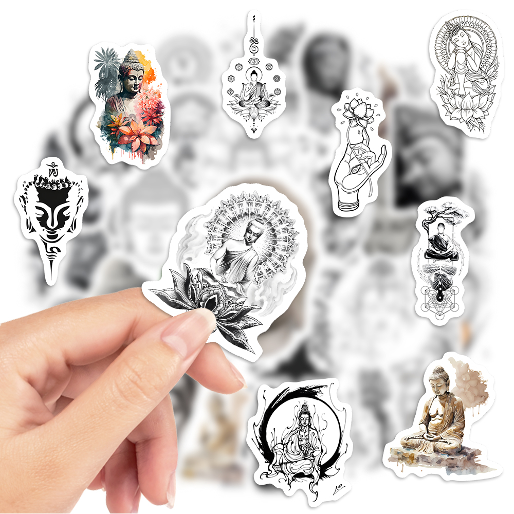 Adesivi estetici Buddha Yoga S - Vintage Fashion Magazines recensione e prezzo